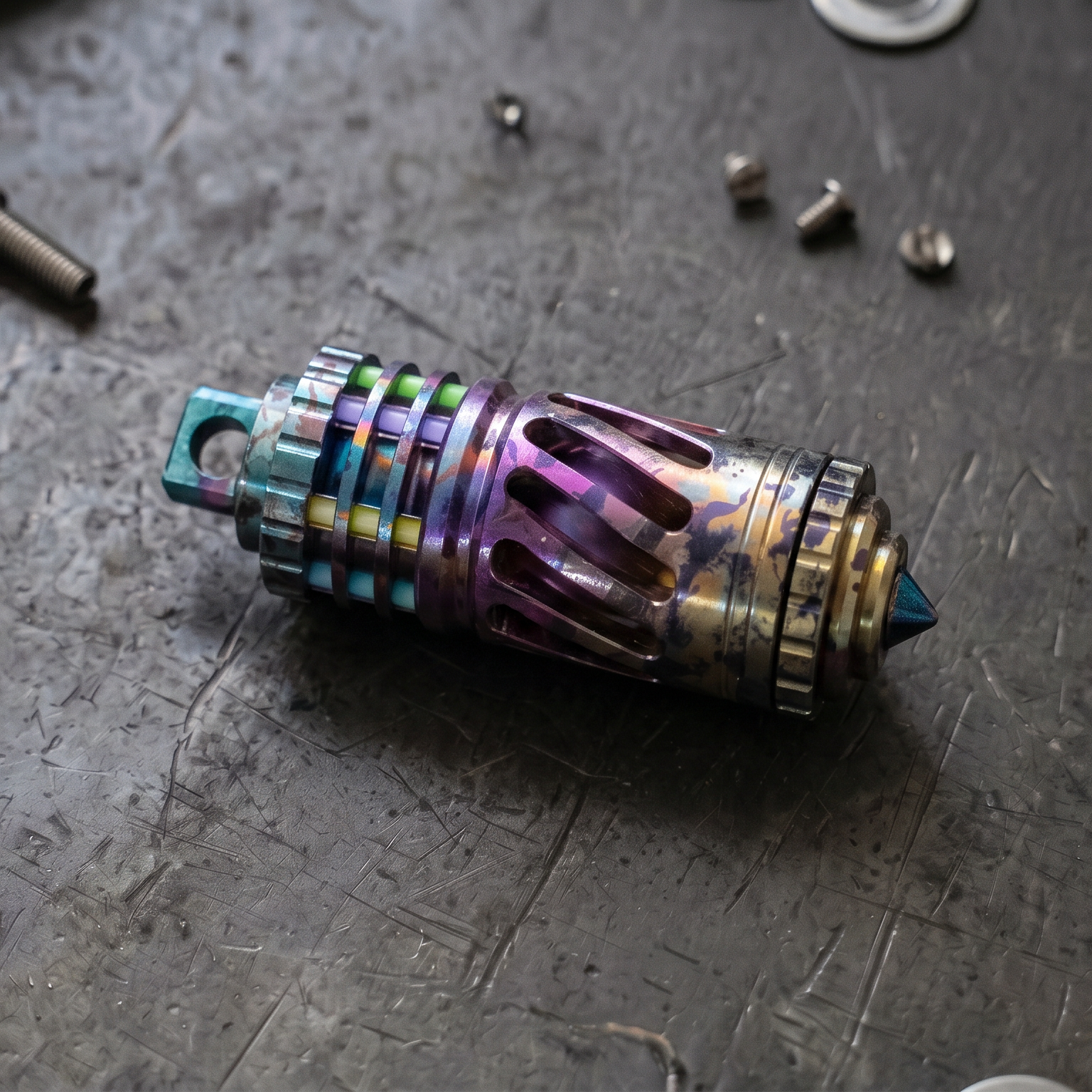 [PRE-ORDER] SpinTi: The Rotating Tritium Keychain— Glow That Never Fades