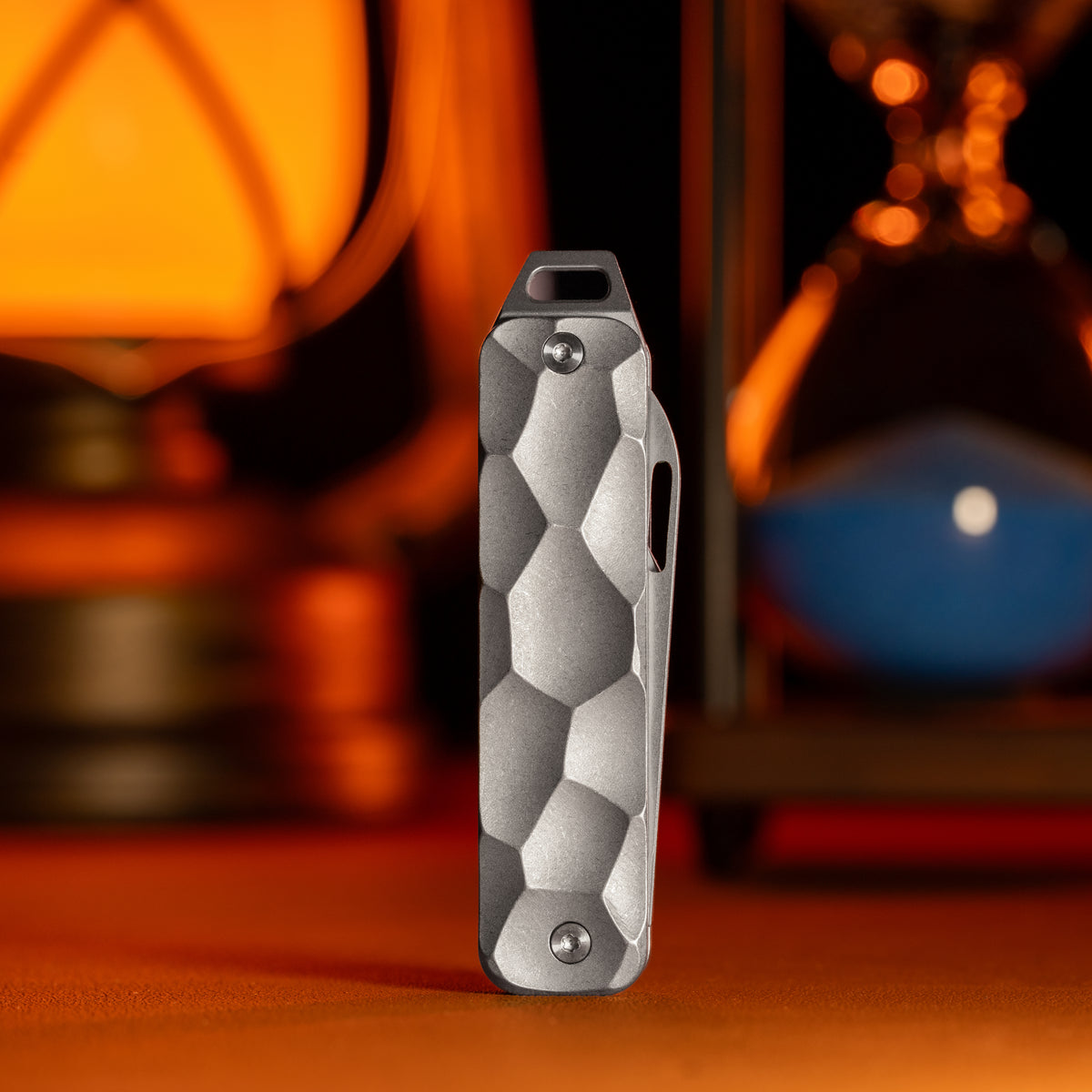 OmniBlade Titanium Multi-Tool Keychain Knife - Foldable Compact Pocket Cutter