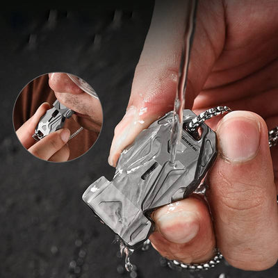 Titanium Triple-Barrel Loud Survival Whistle - Waterproof EDC Emergency Gear