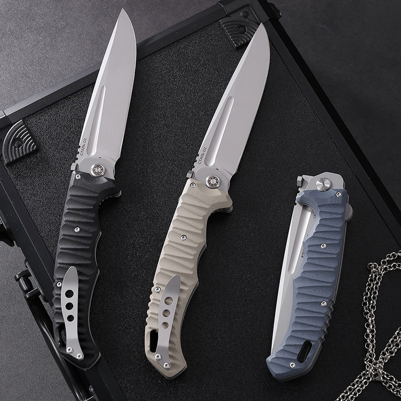 Multi-Color Comfort Handle Portable Folding EDC Cutting Tool