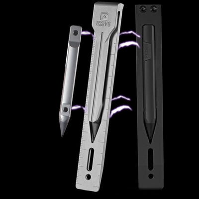 E325 Titanium Magnetic Multi-Tool Ruler with Pencil