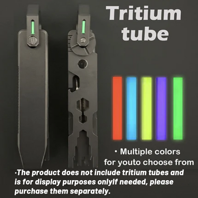 JOAT-Titanium EDC Multi-Tool Utility Gadget Outdoor Pocket Knife Wrench Keychain