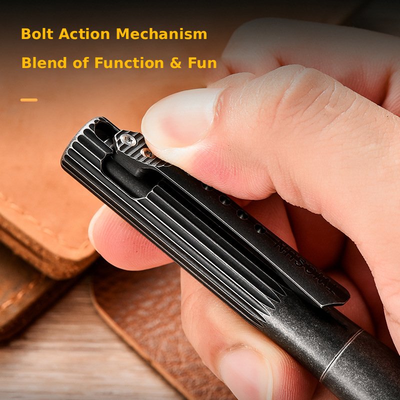 TWOSUN Titanium Bolt Action EDC Pen