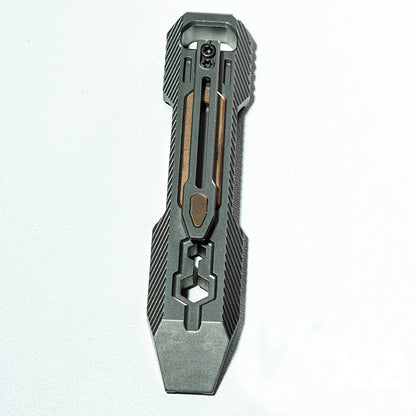 Titanium Multi Tool Pry Bar Crowbar EDC Tool Outdoor Travel Adventure Tool