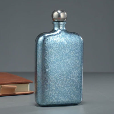Pure Titanium Pocket Hip Flask, Portable Outdoor Liquor Bottle