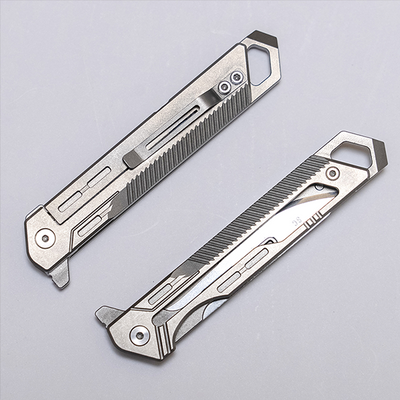 Titanium Folding Knife EDC Tool Surgical Blade Outdoor Gear Gadget
