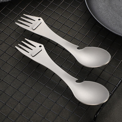 Titanium Spoon&Fork&Knife&Bottle Opener&Slicer