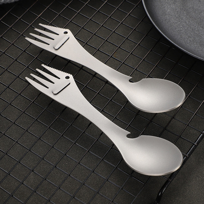 Titanium Spoon&Fork&Knife&Bottle Opener&Slicer