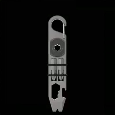【Big Sale】EDC Prybar Crowbar Multi-Tool Titanium Outdoor Ratchet Screwdriver