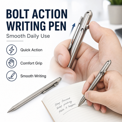 BoltCore: Titanium Bolt Action Tactical Pen