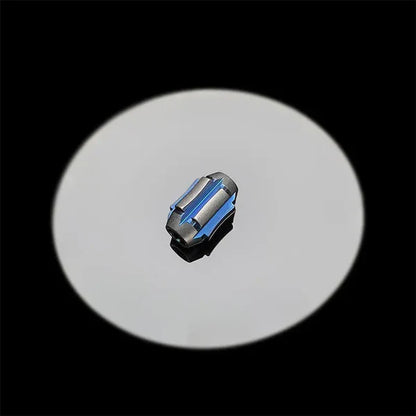 Titanium Lanyard Bead EDC Rotating Bead Prism Shape Pendant