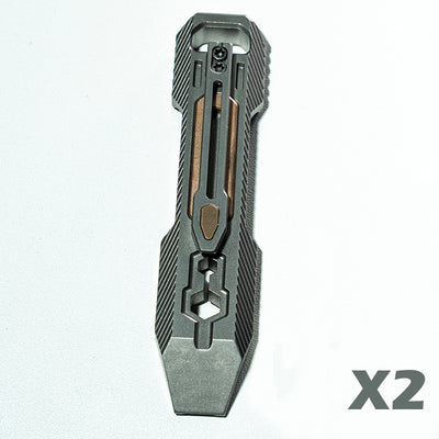 Titanium Multi Tool Pry Bar Crowbar EDC Tool Outdoor Travel Adventure Tool