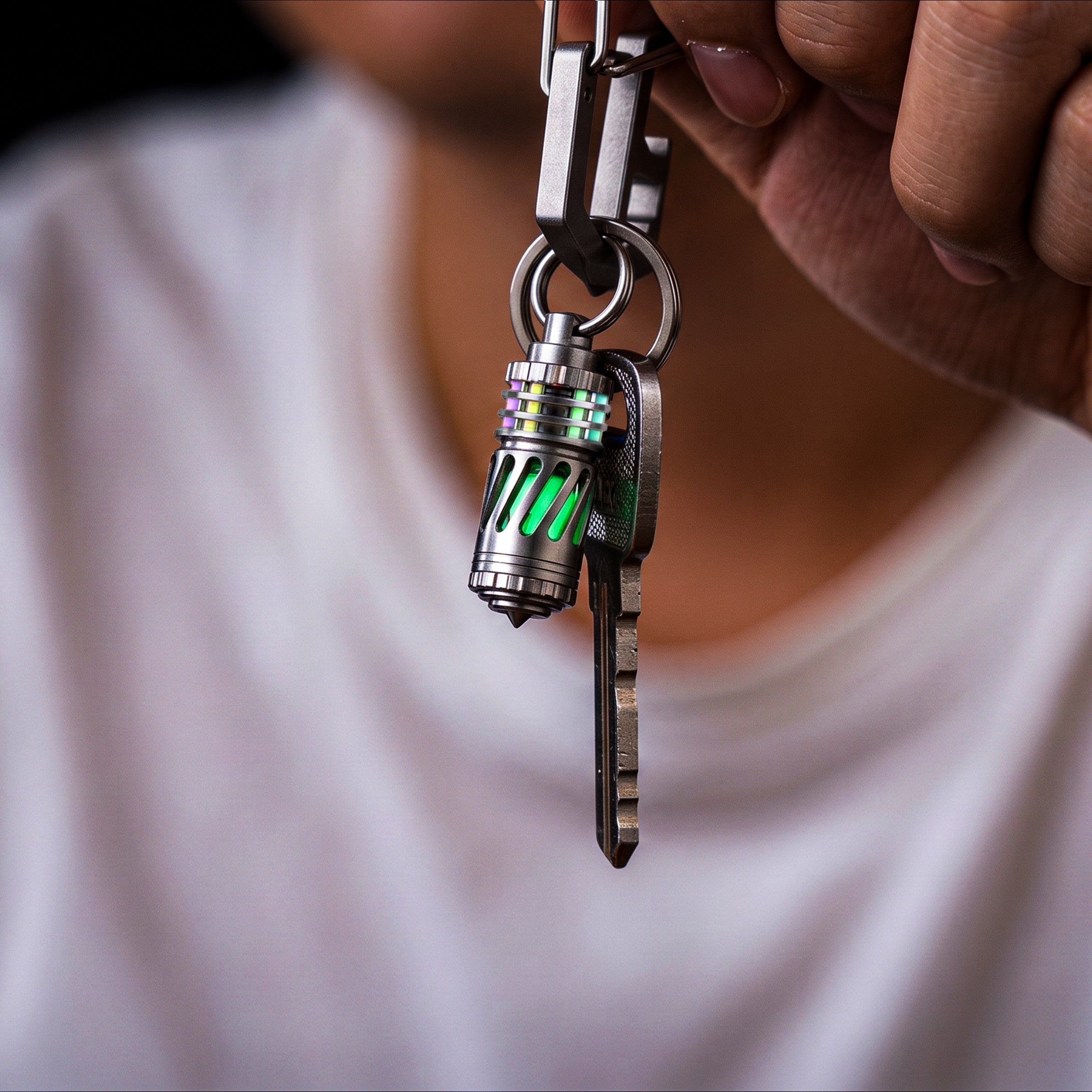 [PRE-ORDER] SpinTi: The Rotating Tritium Keychain— Glow That Never Fades