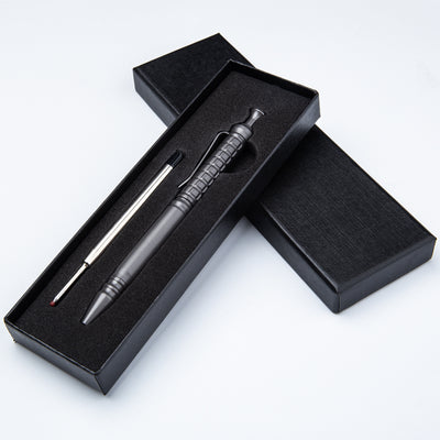 TiPress: Knurled Titanium Click EDC Tactical Pen
