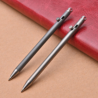 TiKey: Mini Bolt-Action Titanium Keychain EDC Pen