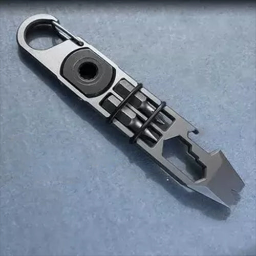 【Big Sale】EDC Prybar Crowbar Multi-Tool Titanium Outdoor Ratchet Screwdriver