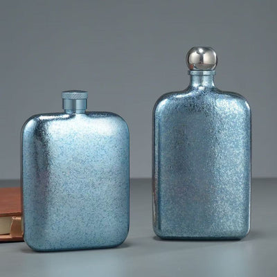 Pure Titanium Pocket Hip Flask, Portable Outdoor Liquor Bottle