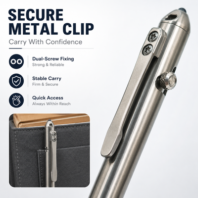 BoltCore: Titanium Bolt Action Tactical Pen