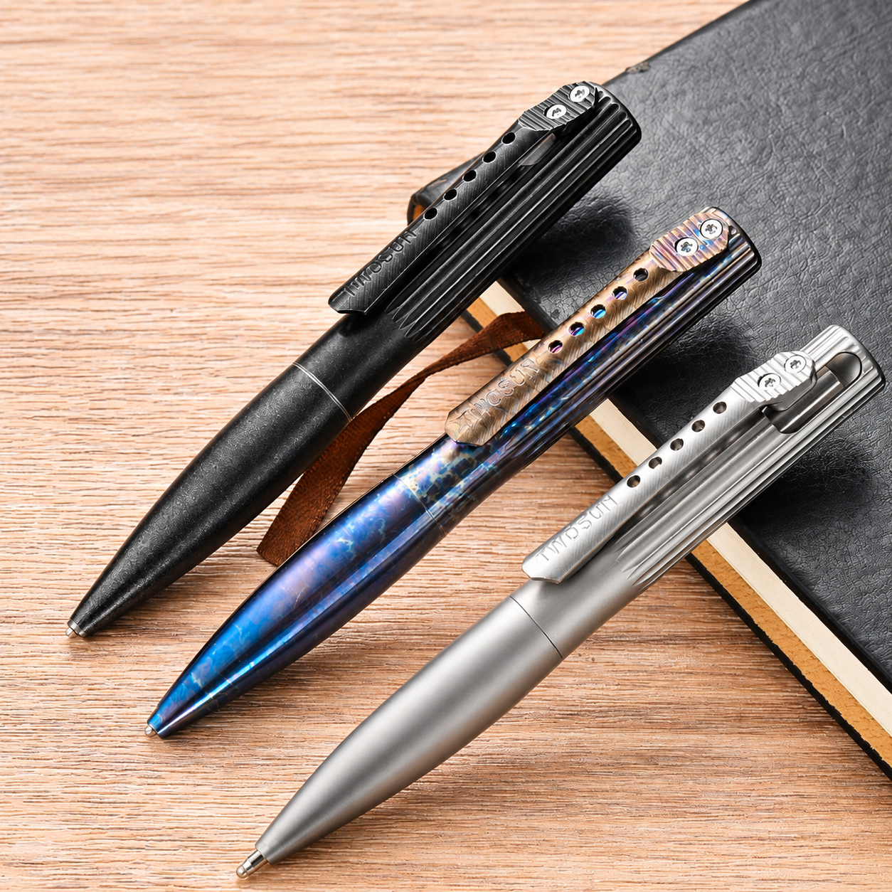 TWOSUN Titanium Bolt Action EDC Pen