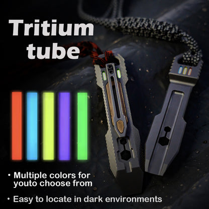 Titanium Multi Tool Pry Bar Crowbar EDC Tool Outdoor Travel Adventure Tool