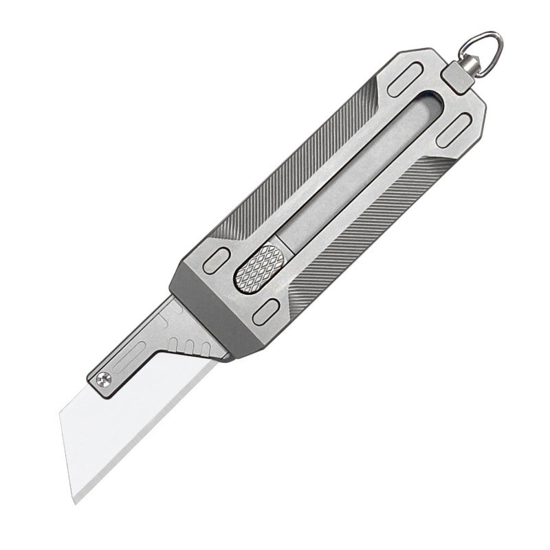 Precision Titanium EDC Utility Knife - Multi-Function Tactical Box & Wire Cutter