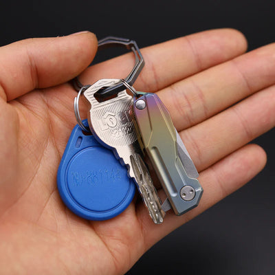 Mini Keychain Folding Utility Pocket Knife