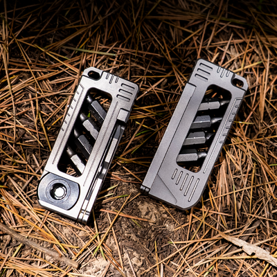 TI-MMS EDC Titanium Magnetic Screwdriver Integrated Pocket Multi-Tool