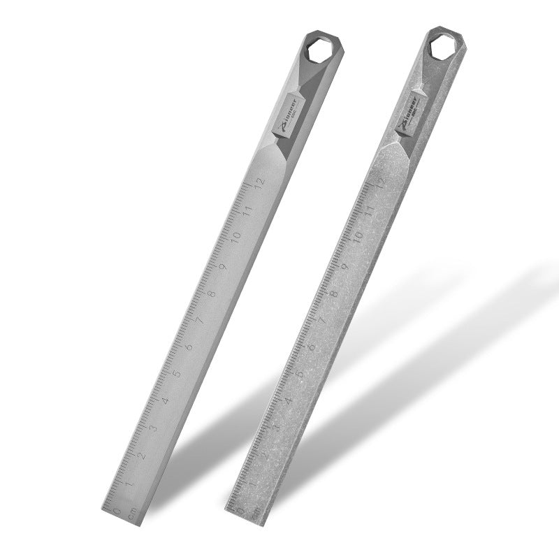 Titanium EDC Multi-Function Ruler