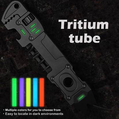 Titanium EDC 6-IN-1 Multi-Tool Pry Bar/Wrench Outdoor Tool