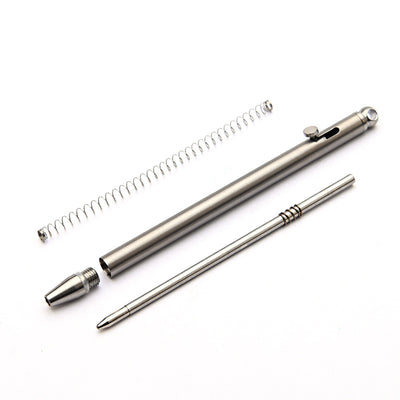 TiKey: Mini Bolt-Action Titanium Keychain EDC Pen