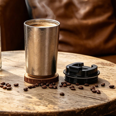 Pure Titanium Insulated Coffee Mug
