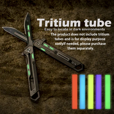 Titanium Folding Knife EDC Tool Surgical Blade Outdoor Gear Gadget