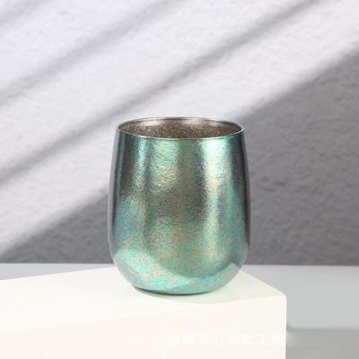 Pure Titanium Double Wall Egg Cup