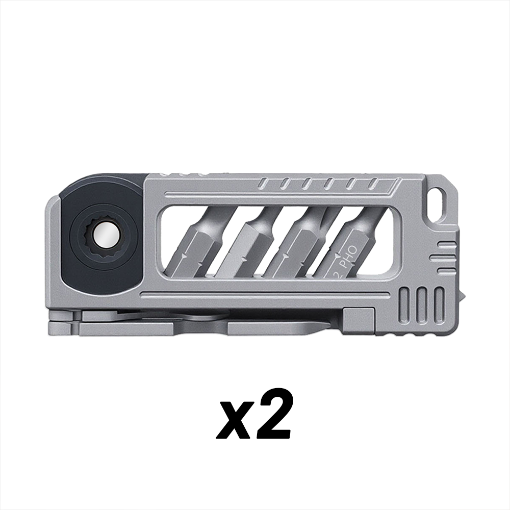 TI-MMS EDC Titanium Magnetic Screwdriver Integrated Pocket Multi-Tool
