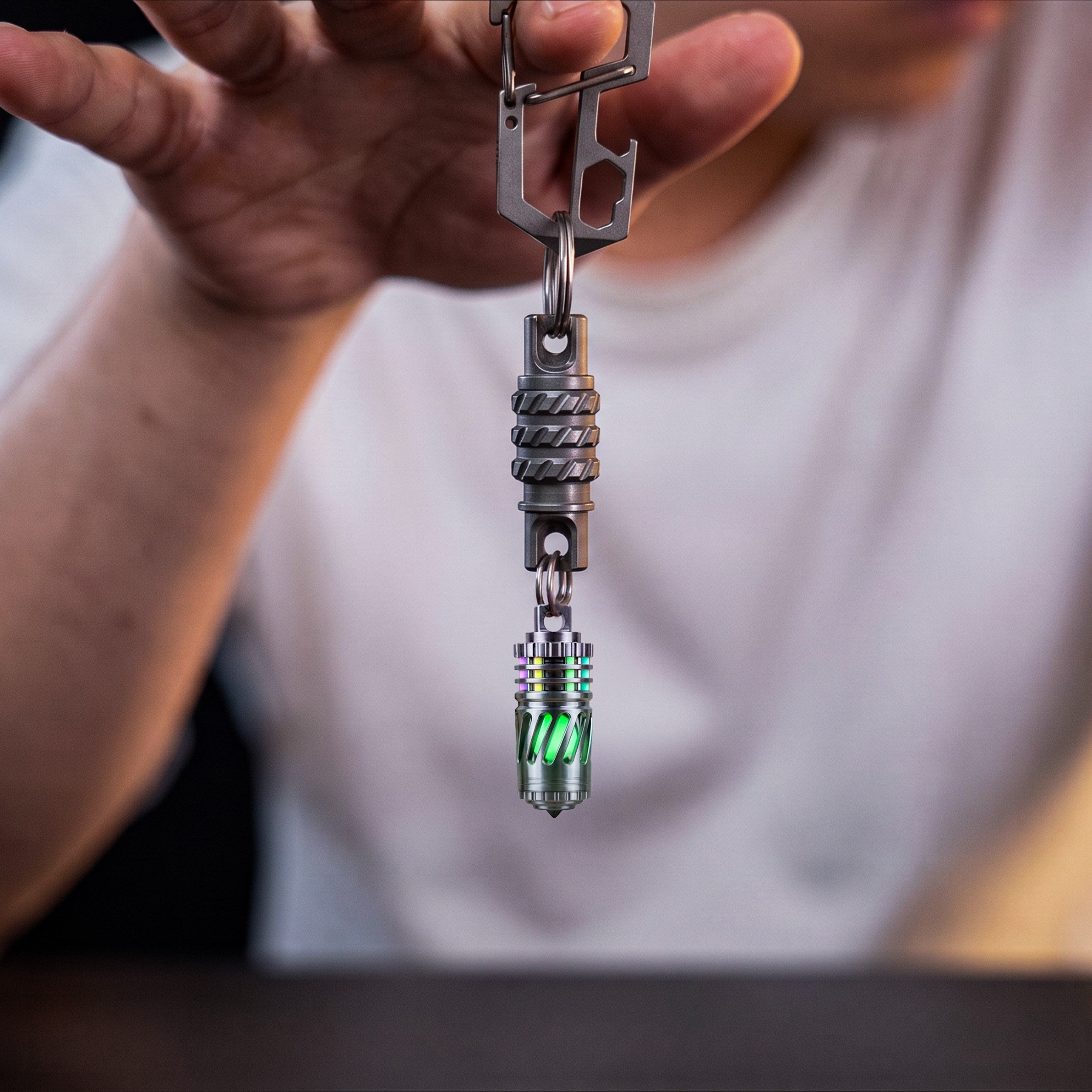 [PRE-ORDER] SpinTi: The Rotating Tritium Keychain— Glow That Never Fades