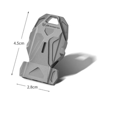 Titanium Triple-Barrel Loud Survival Whistle - Waterproof EDC Emergency Gear