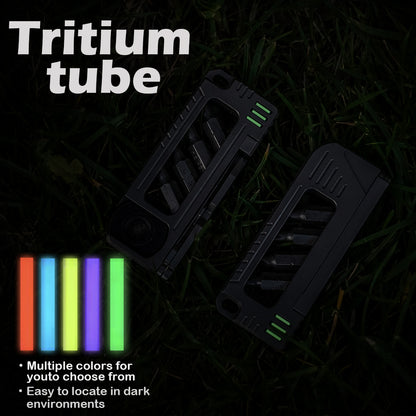 TI-MMS EDC Titanium Magnetic Screwdriver Integrated Pocket Multi-Tool