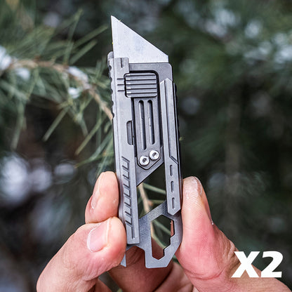 EdgePro-EDC Titanium Knife Blade Multi-Tool Outdoor Gear Pocket Gadget