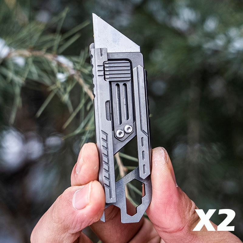 EdgePro-EDC Titanium Knife Blade Multi-Tool Outdoor Gear Pocket Gadget