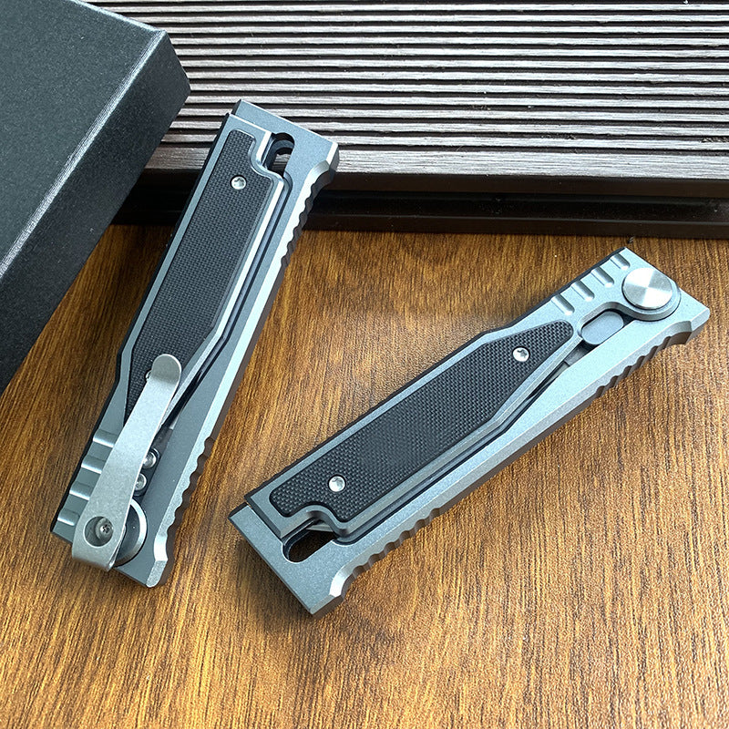 TerraGrip: Aluminum Portable Folding Utility Knife