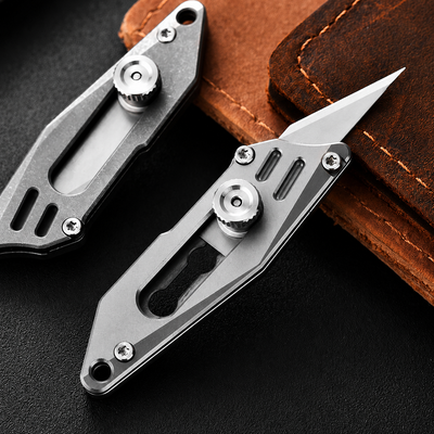 Portable Titanium EDC Keychain Knife | Mini Pocket Letter Opener for Everyday Carry