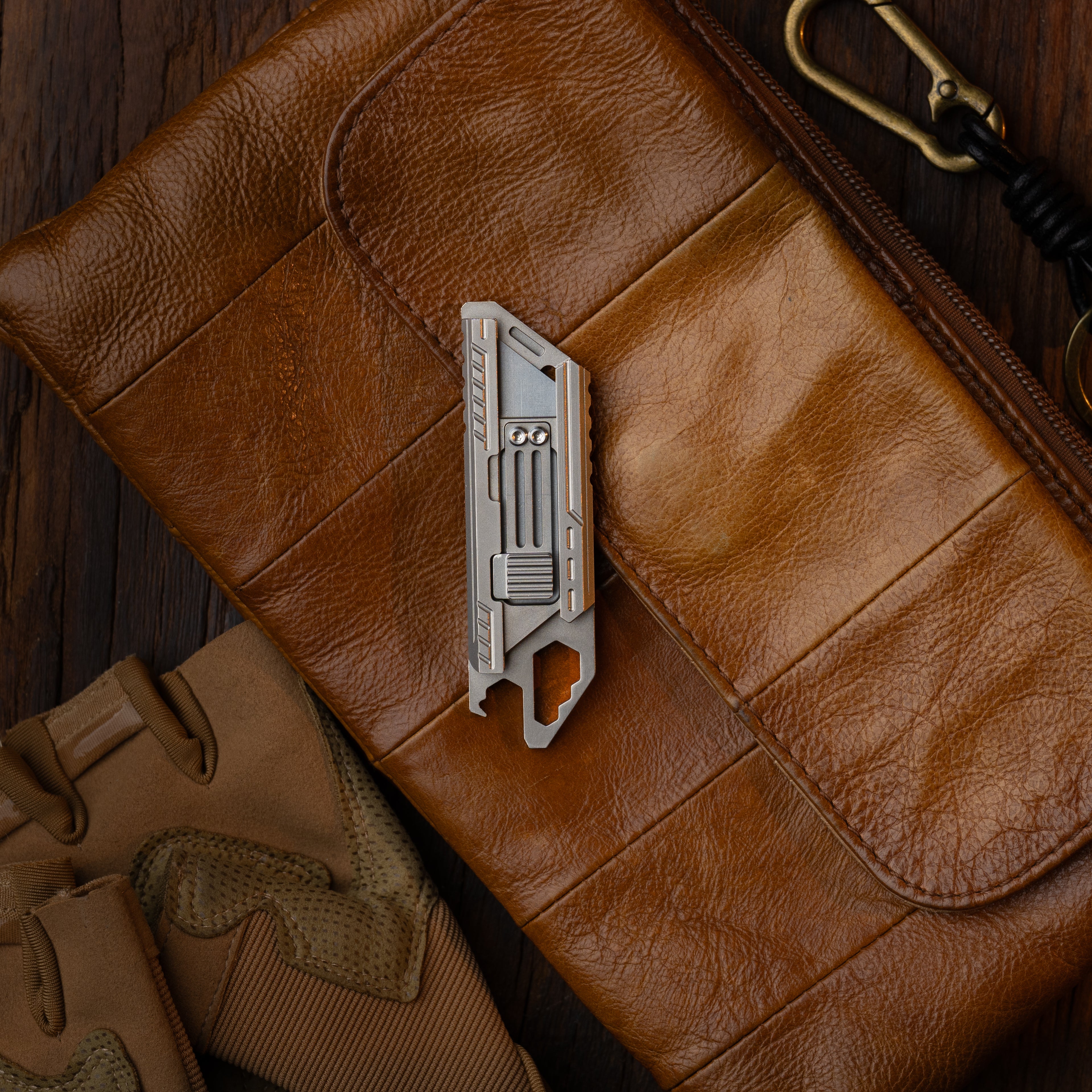 EdgePro-EDC Titanium Knife Blade Multi-Tool Outdoor Gear Pocket