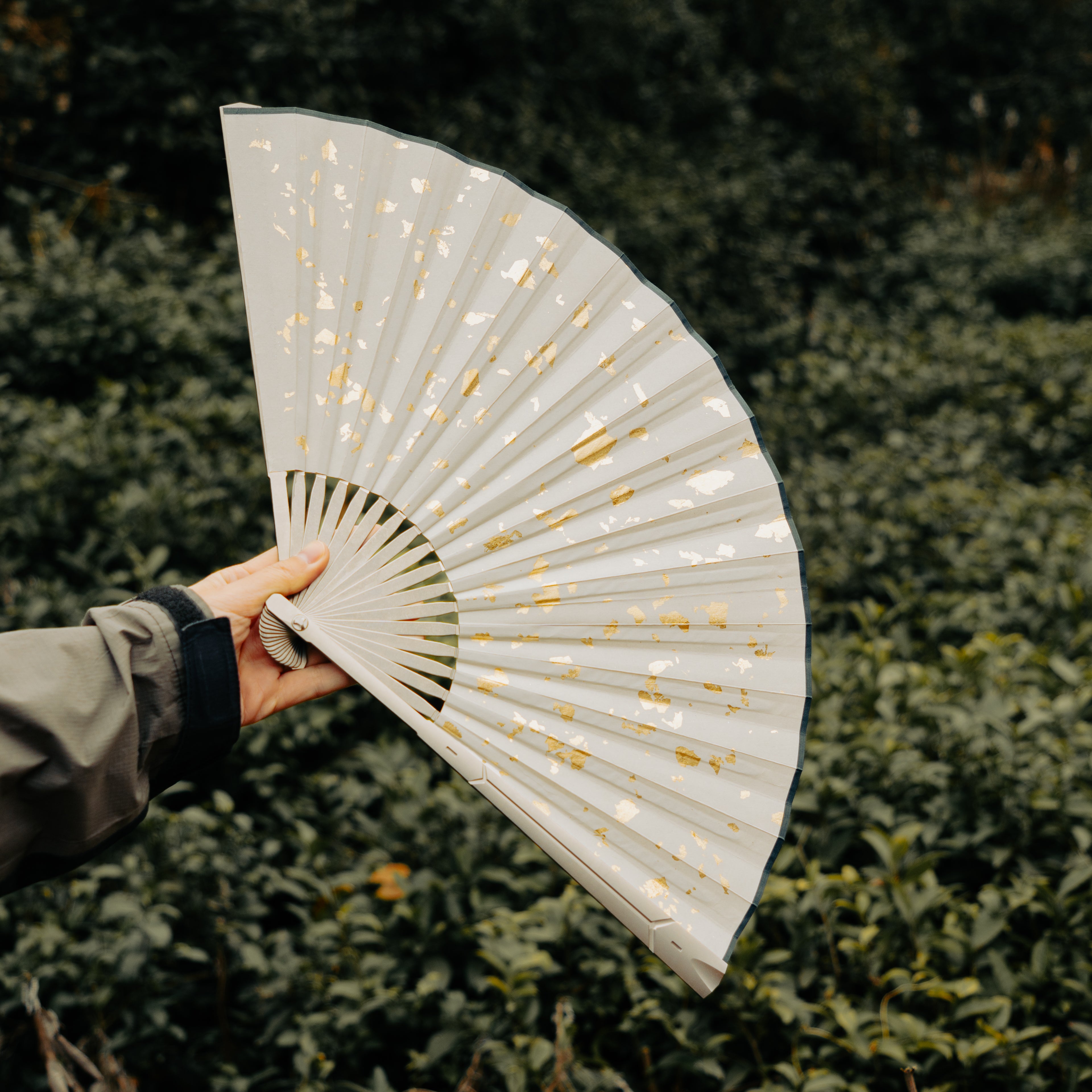 Titanium EDC Folding Hand Fan - Gr5 Titanium Pocket Carry Oriental Decor Fan