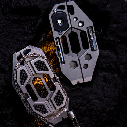 Blade Shadow-Titanium Steel WireSaw EDC Multi-tool Outdoor Gear