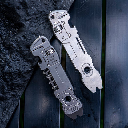 Titanium EDC 6-IN-1 Multi-Tool Pry Bar/Wrench Outdoor Tool
