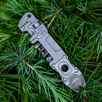 Titanium EDC 6-IN-1 Multi-Tool Pry Bar/Wrench Outdoor Tool