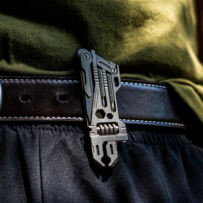 TI EDC WRENCH 2.0 —Titanium Multifunctional Pocket Gadget