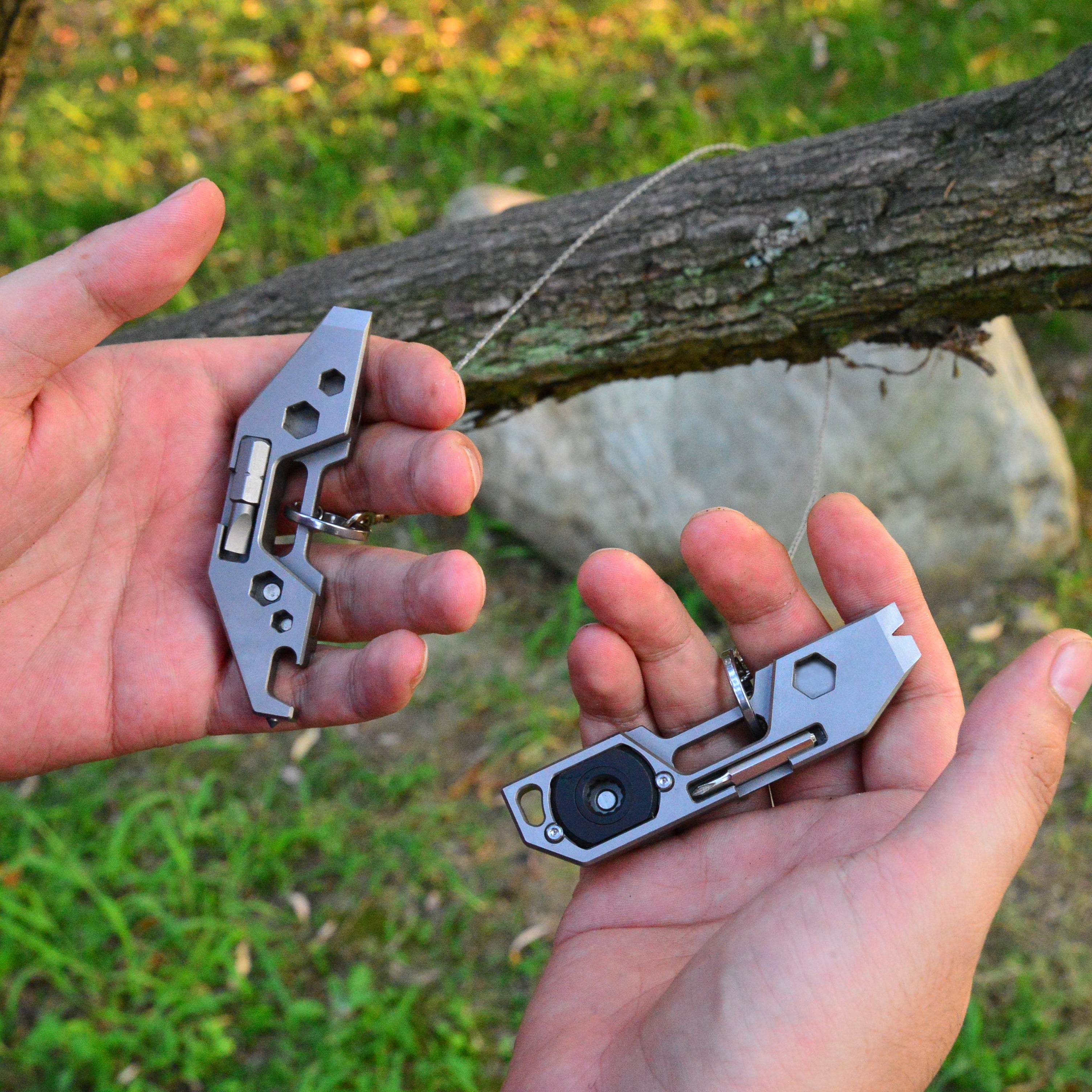 Blade Shadow-Titanium Steel WireSaw EDC Multi-tool Outdoor Gear