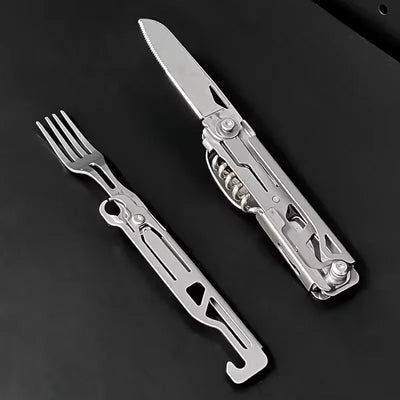 The Orion:6-in-1 Outdoor EDC Multi-Tool Cutlery Set