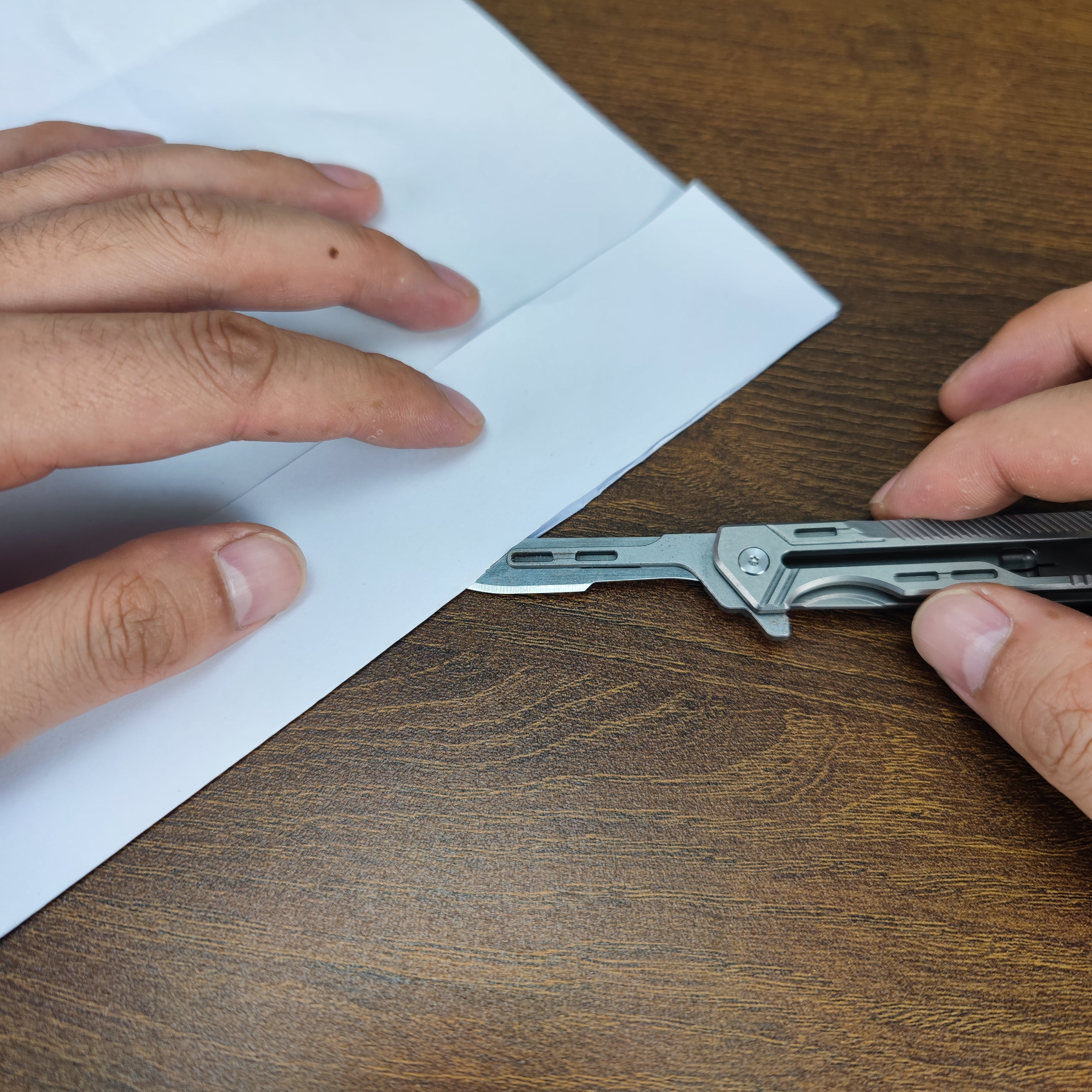 Titanium Folding Knife EDC Tool Surgical Blade Outdoor Gear Gadget